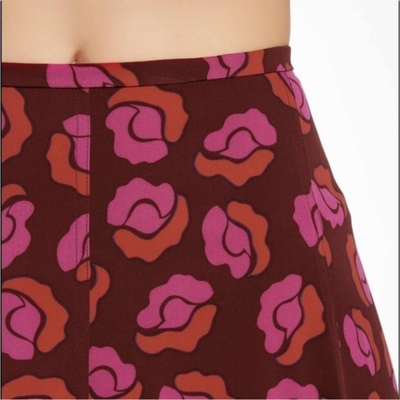 DVF Rosalita Ballet Rose Floral Silk Skirt - Picture 3 of 15